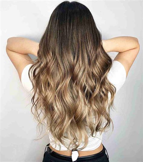 dark brunette ombre hair